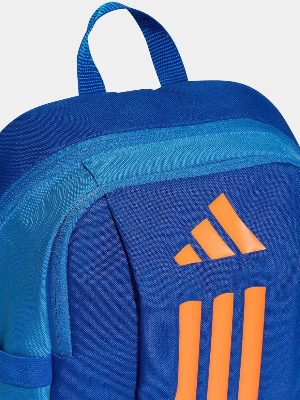 adidas Blue/Orange Kids 3 Stripe Backpack
