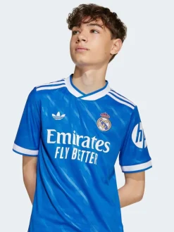 adidas Blue Real Madrid 25/26 Third Jersey T-Shirt