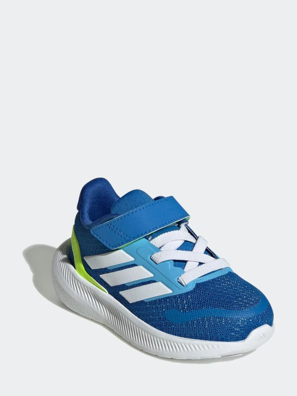 adidas Blue Runfalcon 5 Hook and Loop Easy On Infant Trainers