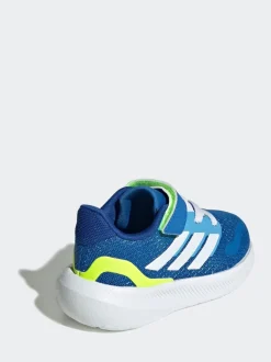 adidas Blue Runfalcon 5 Hook and Loop Easy On Infant Trainers