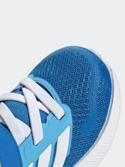 adidas Blue Runfalcon 5 Hook and Loop Easy On Infant Trainers