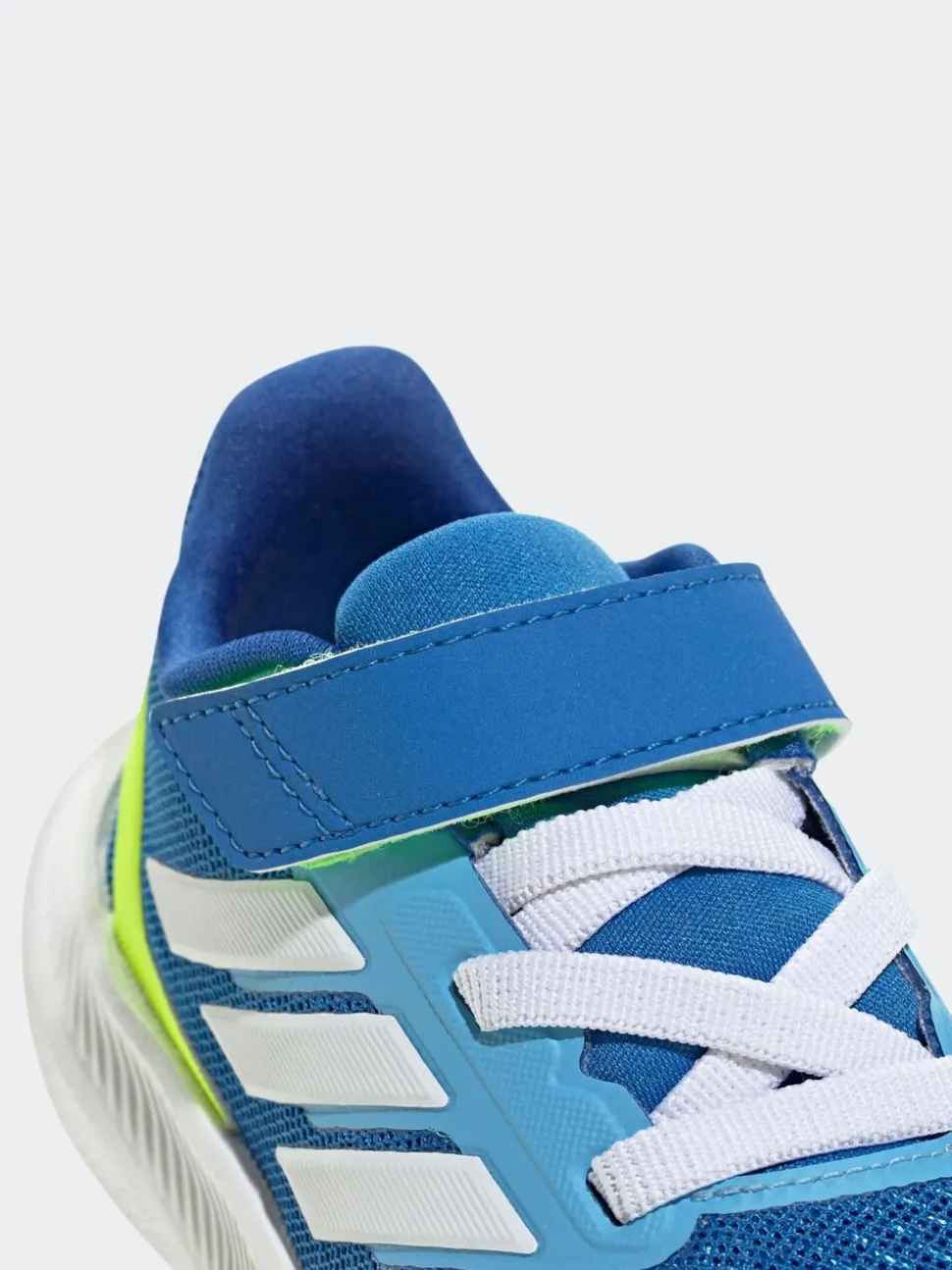 adidas Blue Runfalcon 5 Hook and Loop Easy On Infant Trainers