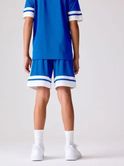 adidas Blue Squadra 25 Kids Shorts