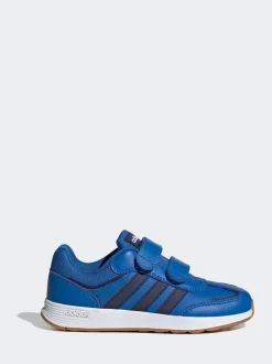 adidas Blue Tensaur Switch Hook and Loop Kids Trainers