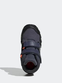 adidas Blue Terrex Skychaser Mid GORE-TEX Waterproof Hiking Infant Trainers
