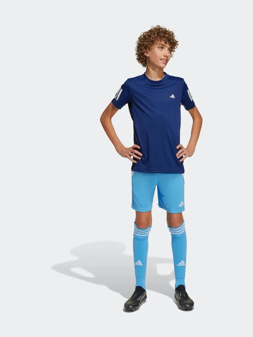 adidas Blue Tiro 24 Kids Shorts