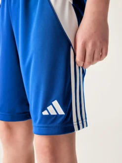 adidas Bright Blue Tiro 24 Kids Shorts