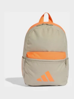 adidas Brown 3 Bar Kids Backpack