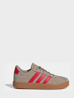 adidas Brown/Red VL Court 3.0 Trainers
