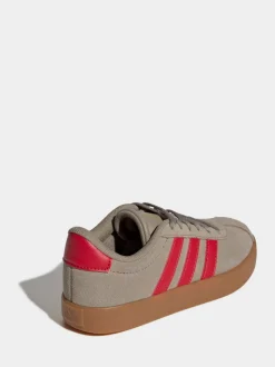 adidas Brown/Red VL Court 3.0 Trainers