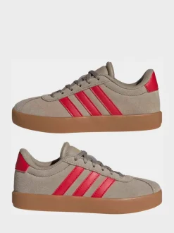 adidas Brown/Red VL Court 3.0 Trainers