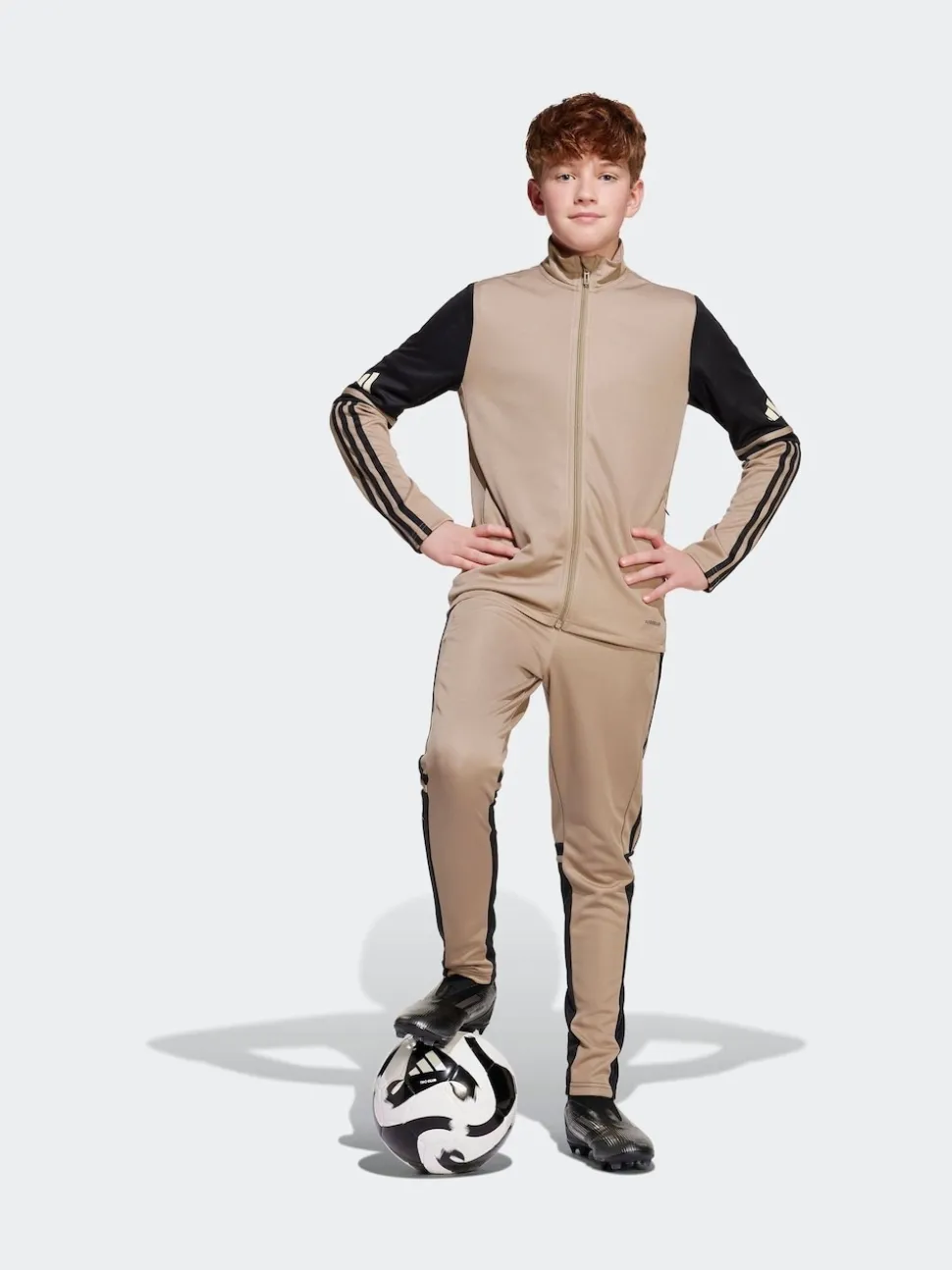 adidas Brown Squadra 25 Training Kids Jacket
