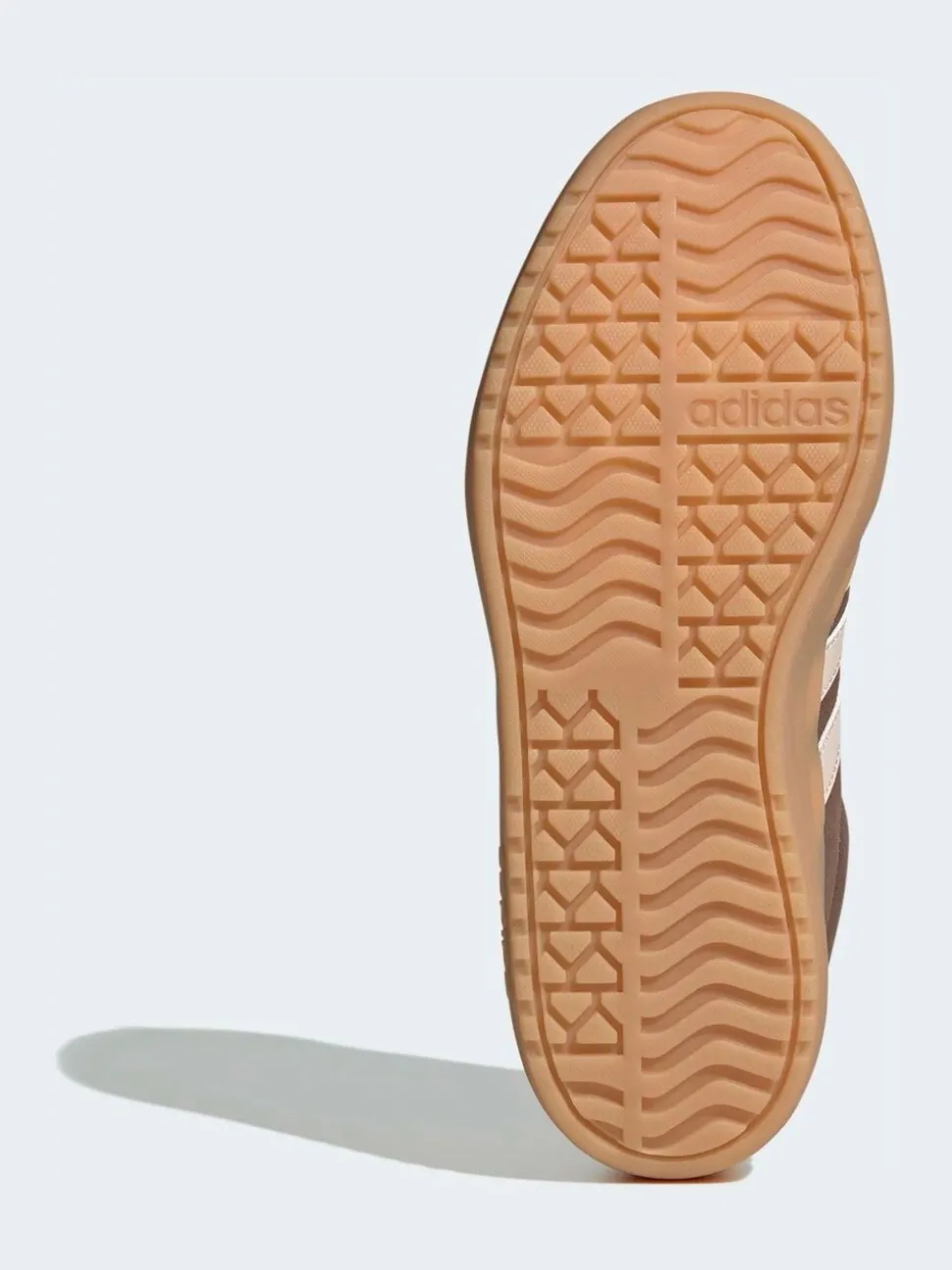 adidas Brown VL Court Bold Lace Junior Trainers