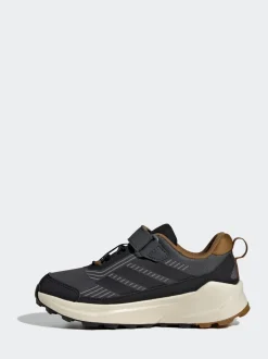 adidas Dark Grey Terrex Trailmaker 2 Hook and Loop Hiking Kids Trainers