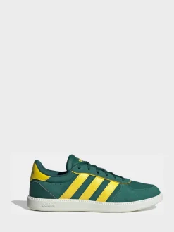 adidas Green Breaknet Sleek Junior Trainers