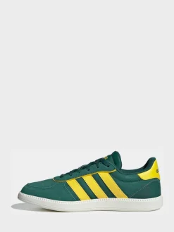adidas Green Breaknet Sleek Junior Trainers