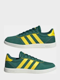 adidas Green Breaknet Sleek Junior Trainers