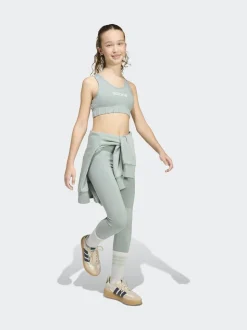 adidas Green Essentials Linear Kids Leggings