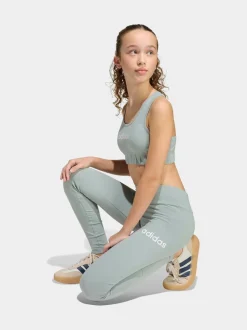 adidas Green Essentials Linear Kids Leggings
