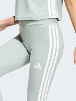 adidas Green Essentials 3-Stripes Kids Leggings