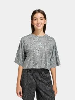 adidas Green Future Icons All Over Printed T-Shirt