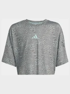 adidas Green Future Icons All Over Printed T-Shirt