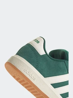 adidas Green Grand Court 00s Suede Lace Kids Trainers