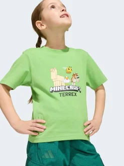 adidas Green Minecraft Terrex T-Shirt