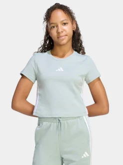 adidas Green 3-Stripes Essentials Baby T-Shirt