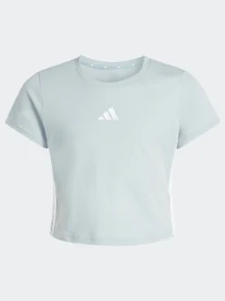 adidas Green 3-Stripes Essentials Baby T-Shirt