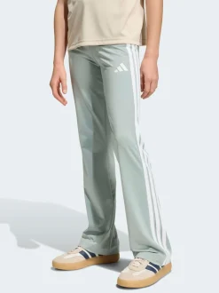 adidas Green Train Essentials 3-Stripes Flared Leggings
