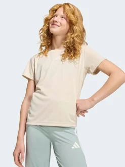 adidas Green Train Essentials 3-Stripes Flared Leggings
