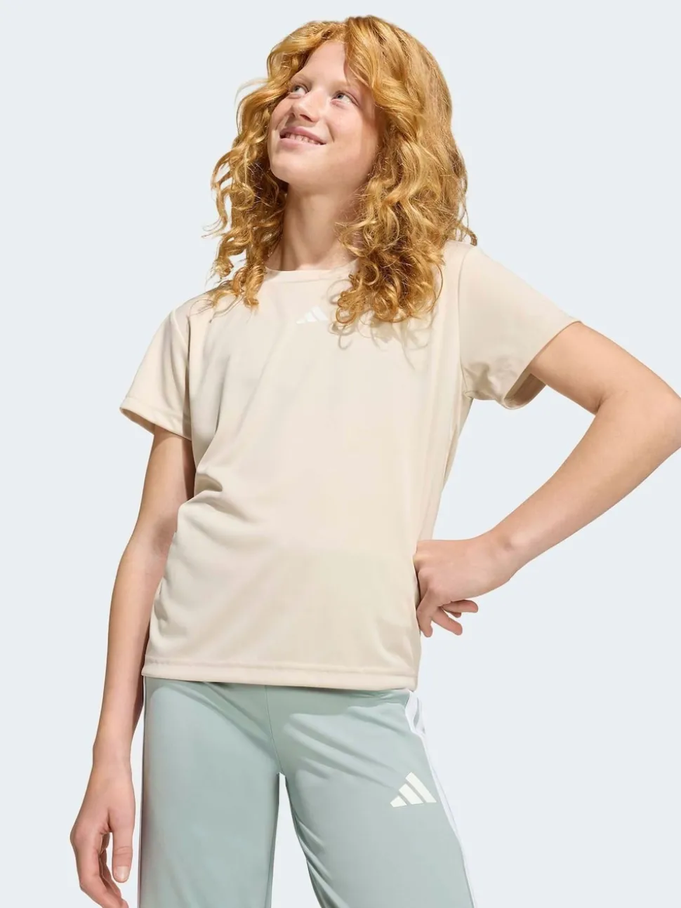 adidas Green Train Essentials 3-Stripes Flared Leggings