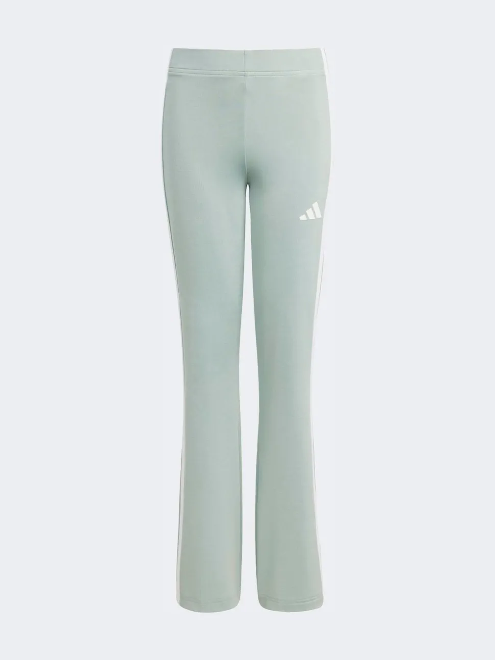 adidas Green Train Essentials 3-Stripes Flared Leggings