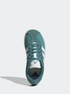 adidas Green VL Court 3.0 Lace Kids Trainers