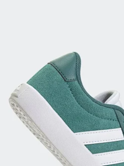 adidas Green VL Court 3.0 Lace Kids Trainers