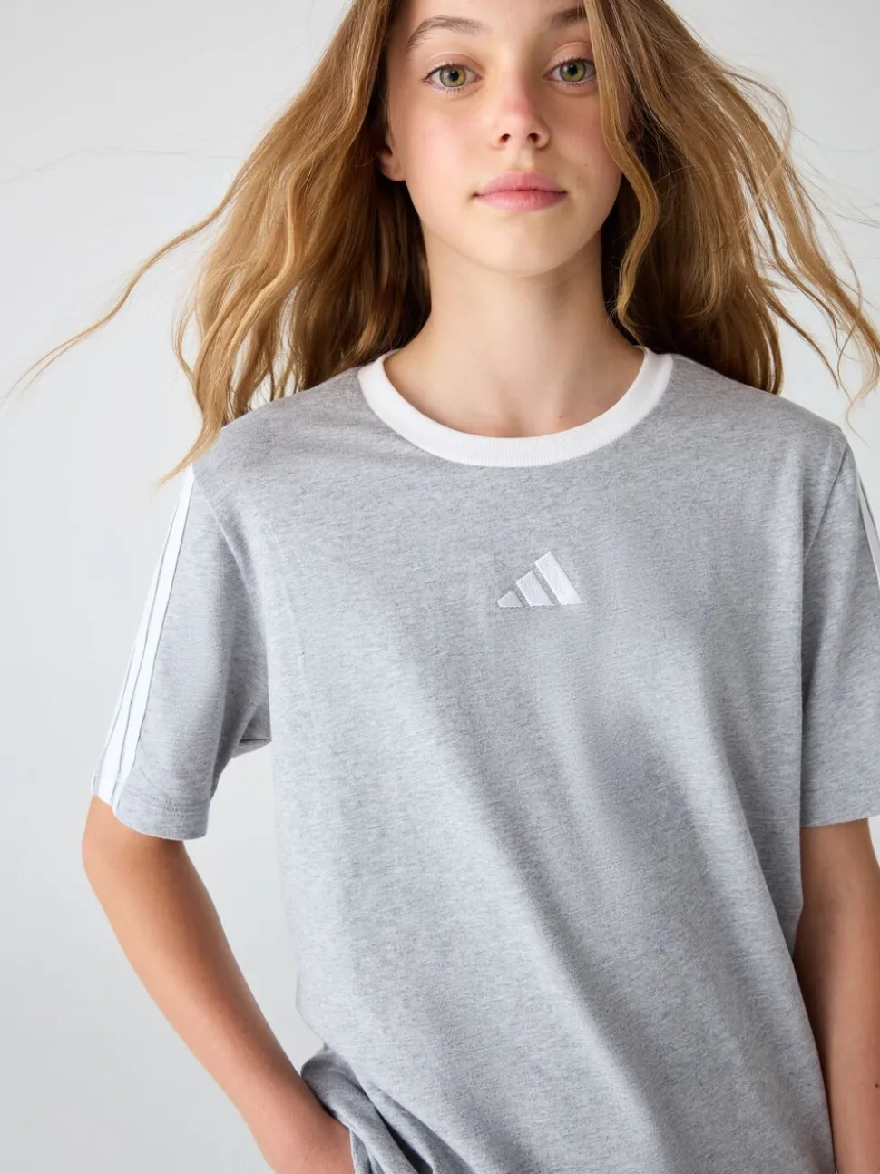 adidas Grey Essentials Kids T-Shirt