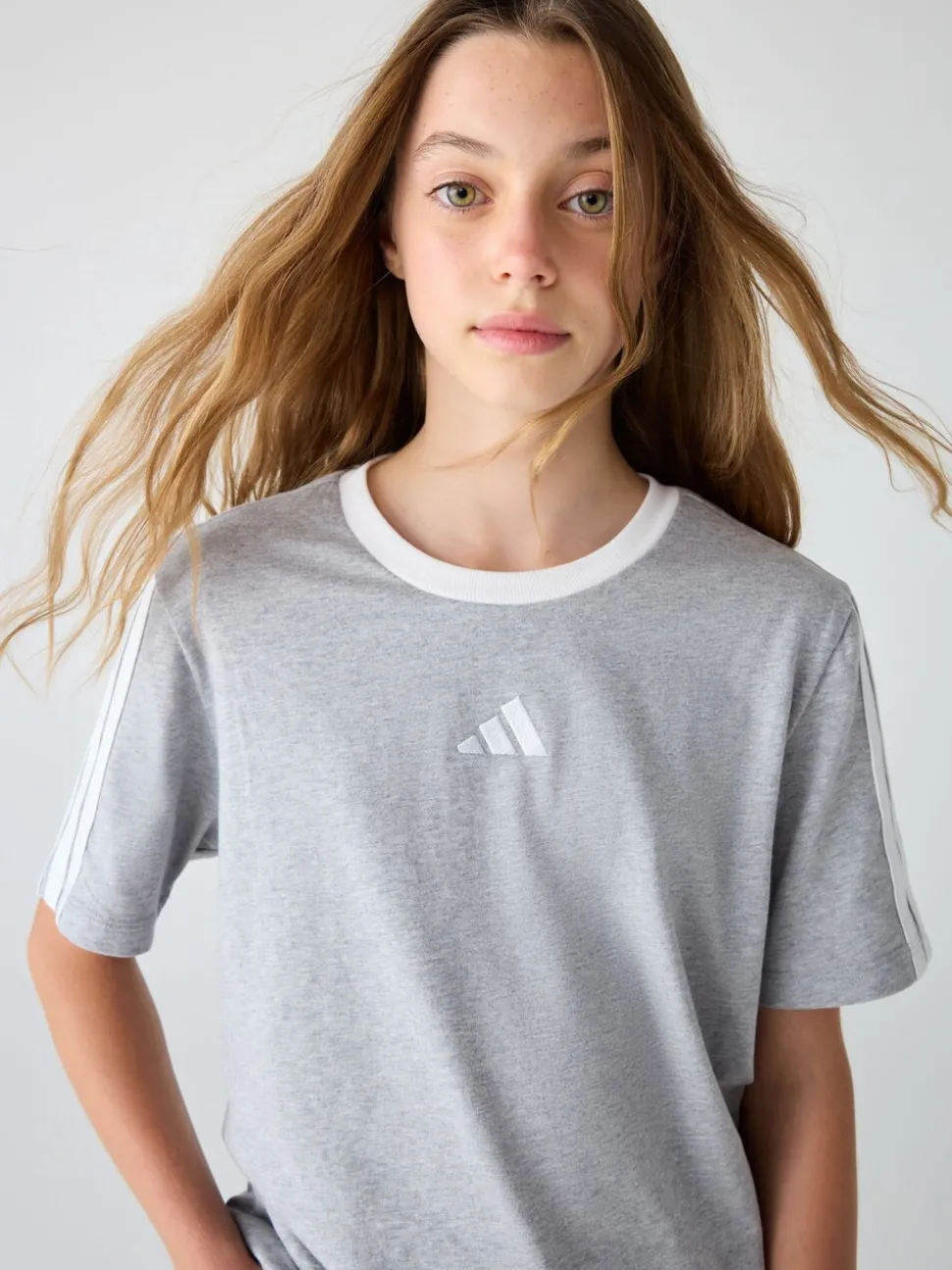 adidas Grey Essentials Kids T-Shirt
