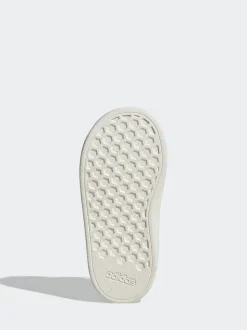 adidas Grey Grand Court 2.0 Elastic Lace Infant Trainers