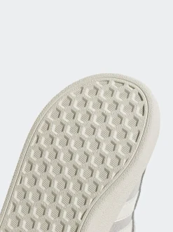 adidas Grey Grand Court 2.0 Elastic Lace Infant Trainers