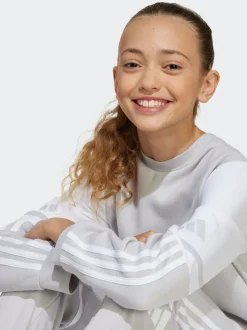 adidas Grey Squadra 25 Crewneck Kids Sweatshirt