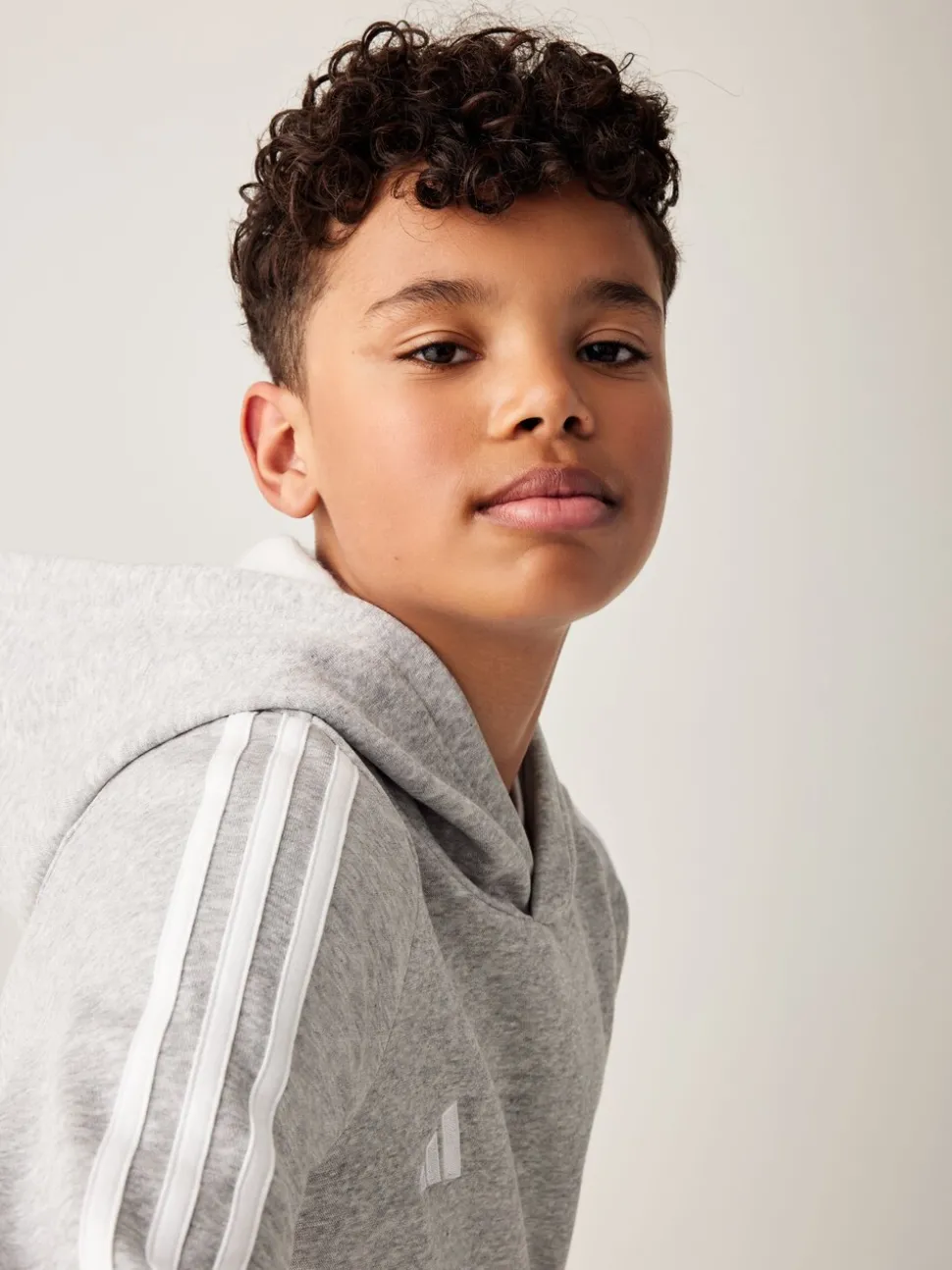 adidas Grey Tiro 24 Kids Sweat Hoodie