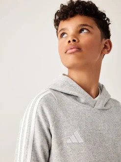 adidas Grey Tiro 24 Kids Sweat Hoodie