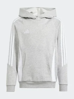 adidas Grey Tiro 24 Kids Sweat Hoodie