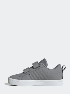 adidas Grey VS Pace 2.0 Hook and Loop Kids Trainers