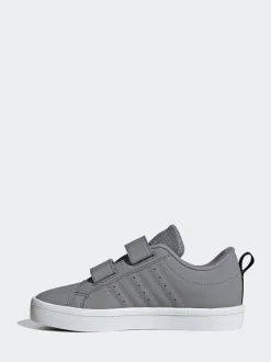 adidas Grey VS Pace 2.0 Hook and Loop Kids Trainers