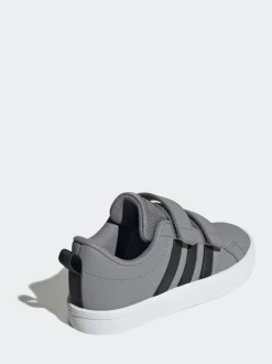 adidas Grey VS Pace 2.0 Hook and Loop Kids Trainers