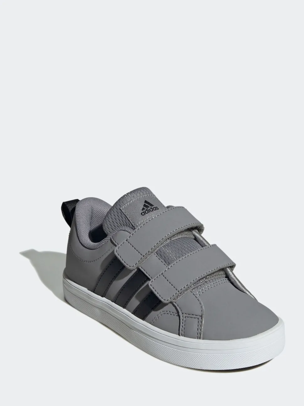 adidas Grey VS Pace 2.0 Hook and Loop Kids Trainers