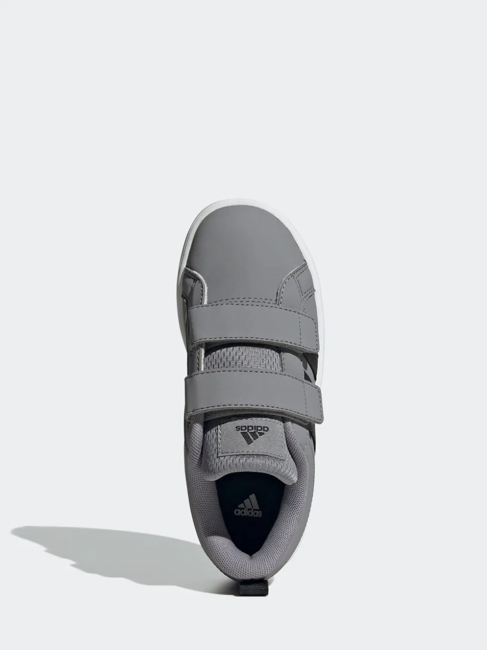 adidas Grey VS Pace 2.0 Hook and Loop Kids Trainers