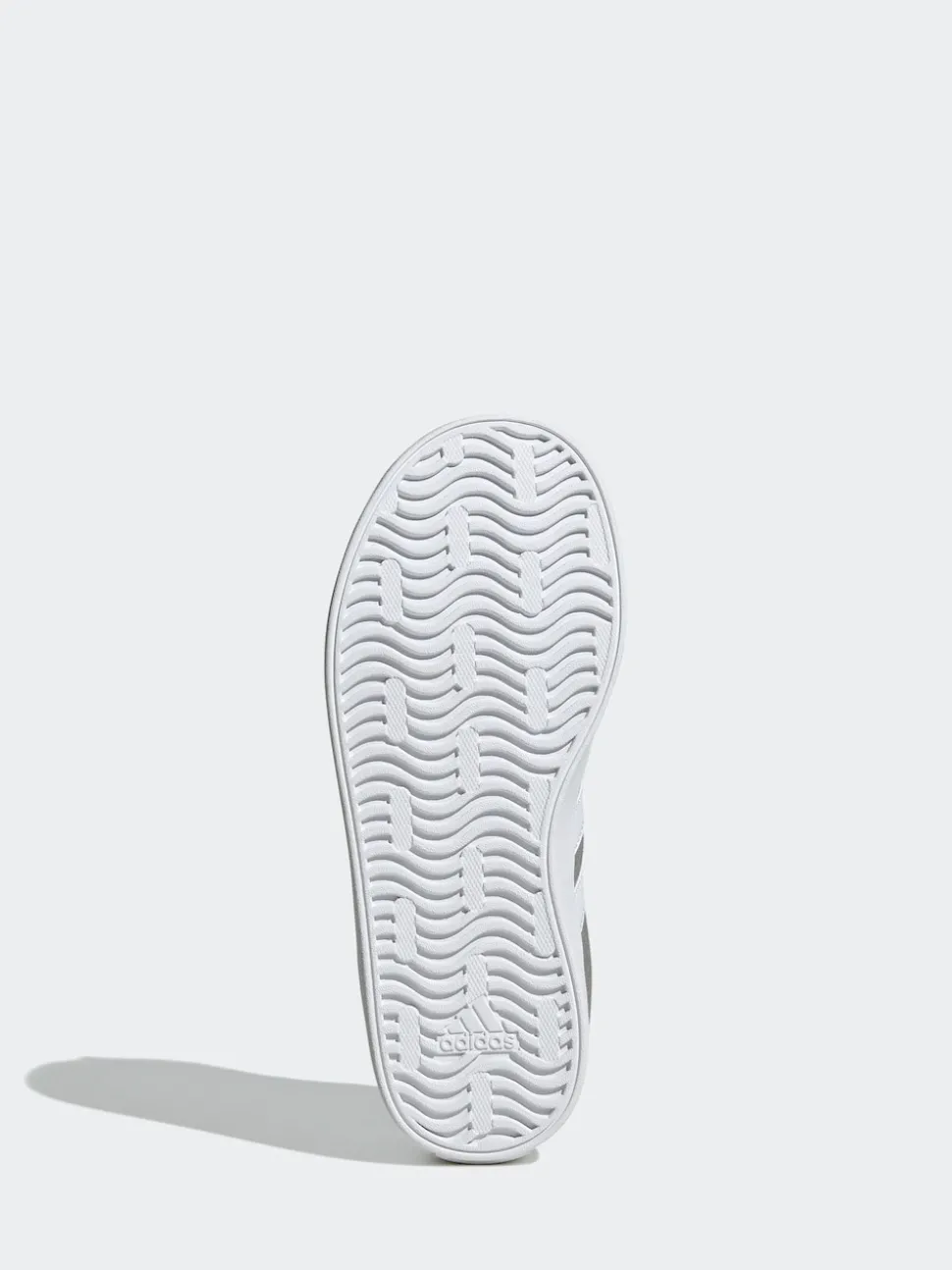 adidas Grey/White VL Court 3.0 Lace Kids Trainers